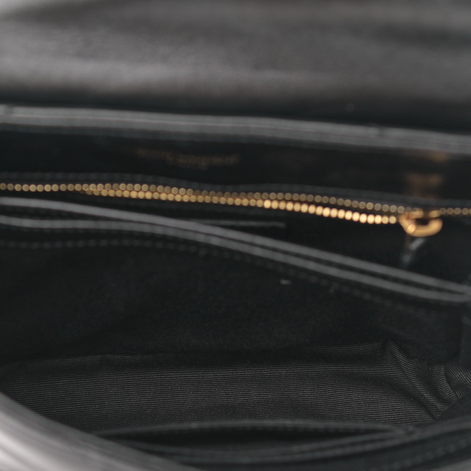 Saint Laurent Calfskin Y Quilted Monogram Toy Loulou Crossbody Bag Black 5 of 12