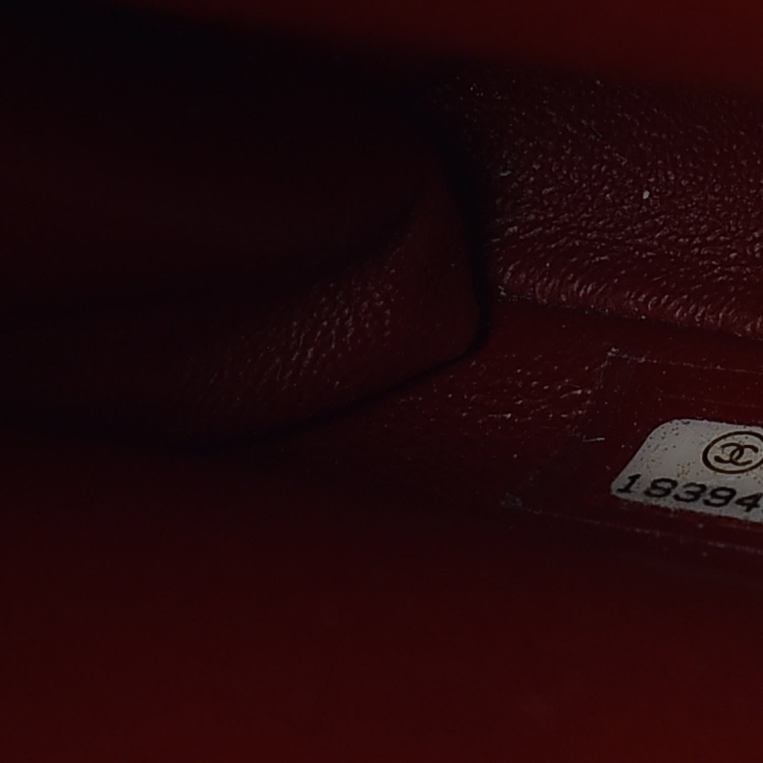 Chanel Caviar Quilted Clutch With Chain Flap Dark Red 9 of 10
