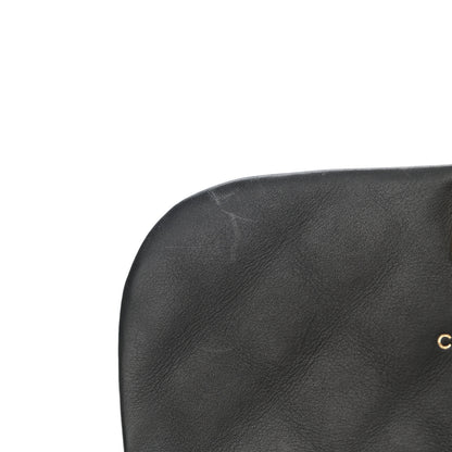 Chanel Calfskin Quilted Coco Mail Clutch With Chain Black 10 of 11