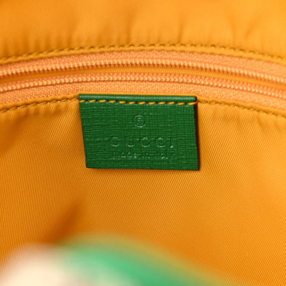 Gucci GG Supreme Monogram Ranch Childrens Backpack Beige Ebony Multicolor New Shamarock 6 of 10