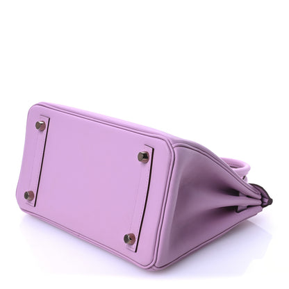 Hermes Swift Birkin 25 Mauve Sylvestre 13 of 19