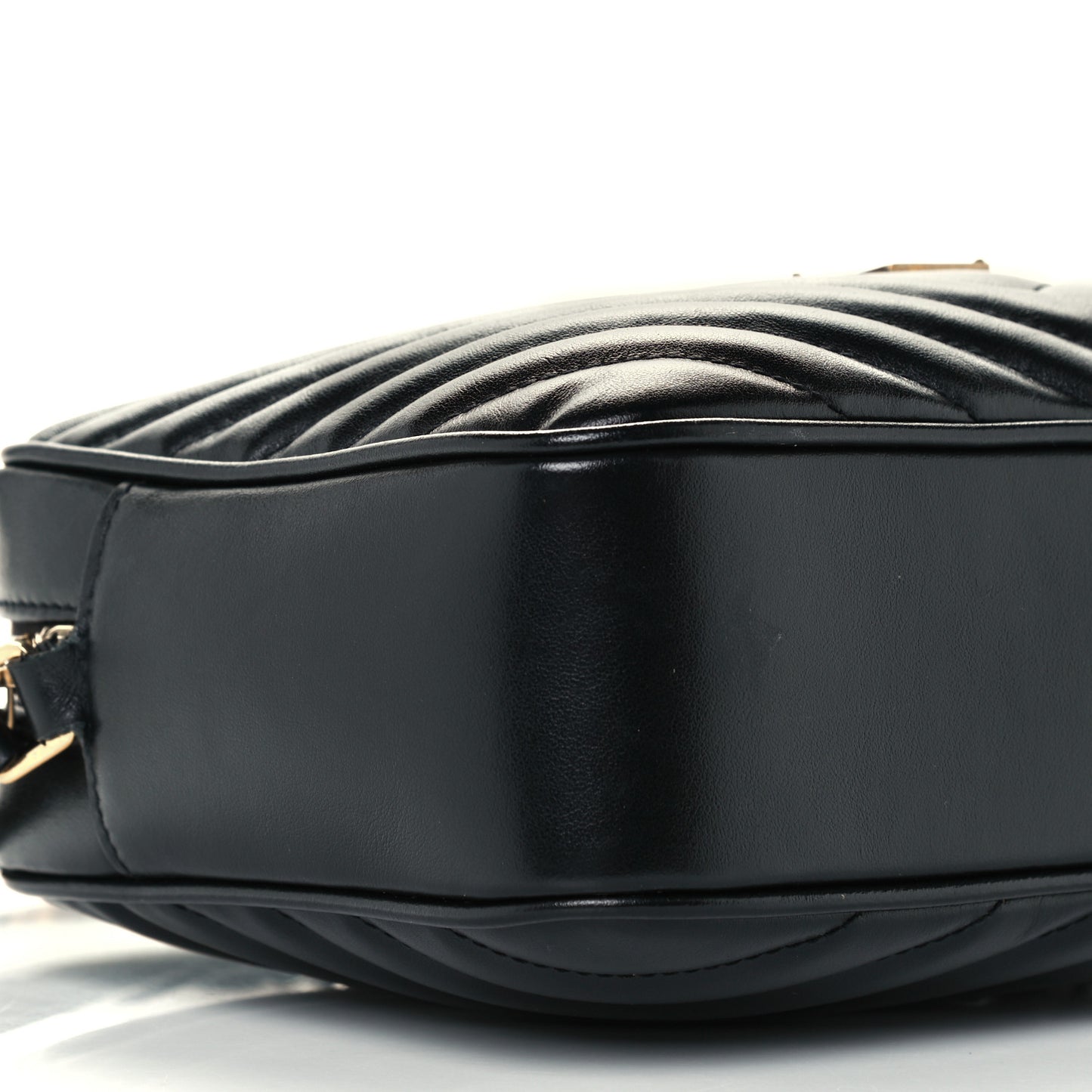 Calfskin Matelasse Monogram Lou Camera Bag Black