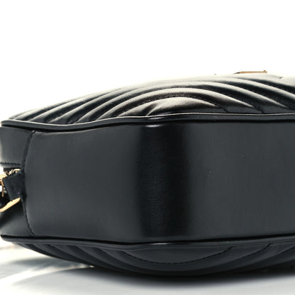 Saint Laurent Calfskin Matelasse Monogram Lou Camera Bag Black 9 of 10