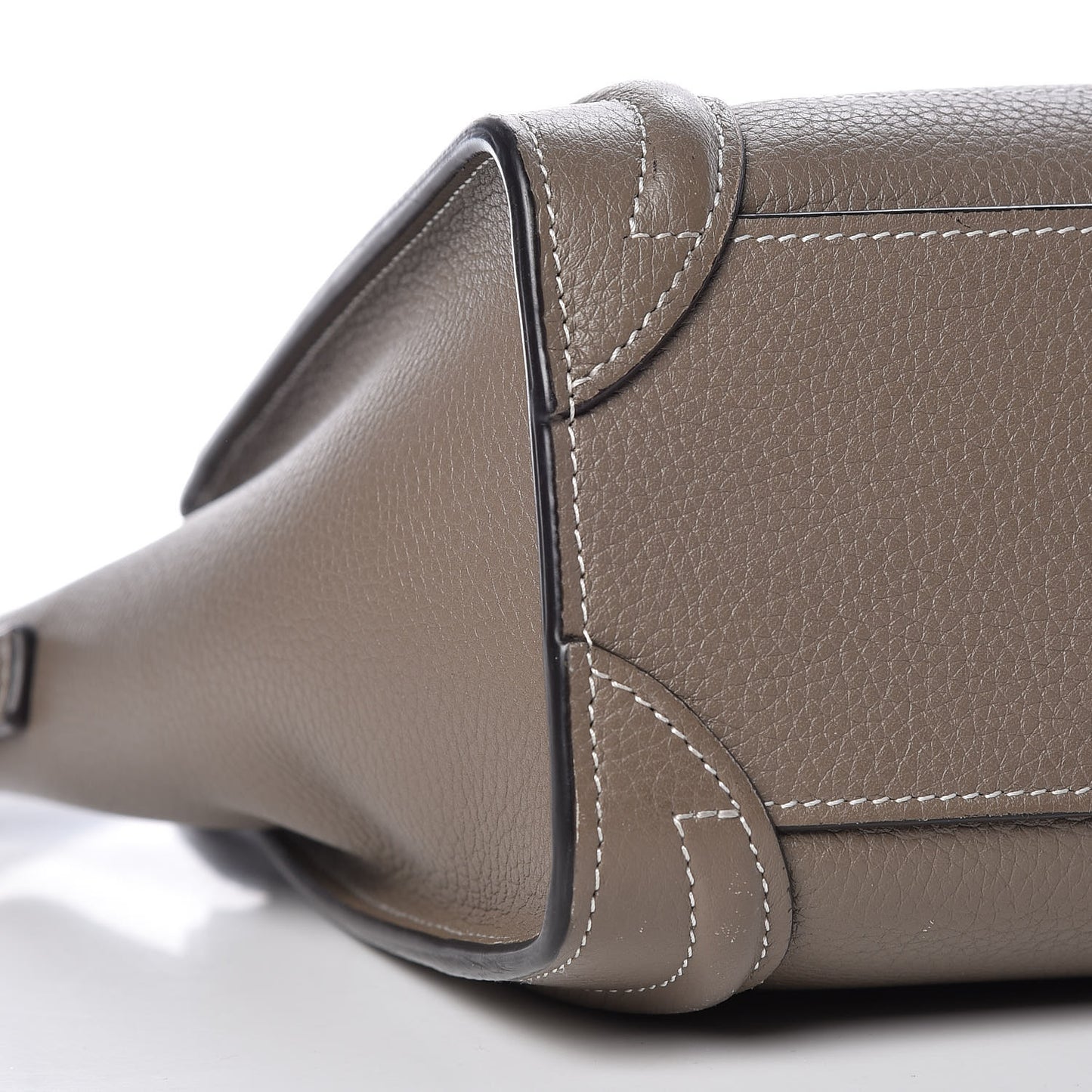 Drummed Calfskin Nano Luggage Souris