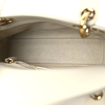 Christian Dior Calfskin Niki De Saint Phalle Dioramour Mini Supple Lady Dior White Multicolor 5 of 15