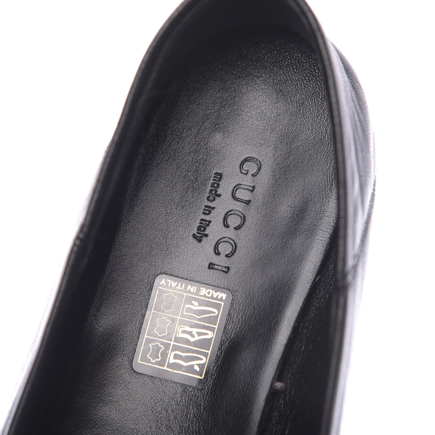 Gucci Lambskin Womens Brixton Horsebit Loafers 39 Black 6 of 11