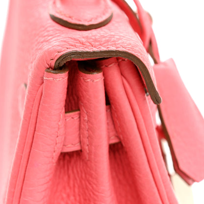 Hermes Togo Kelly Retourne 25 Rose Lipstick 13 of 14