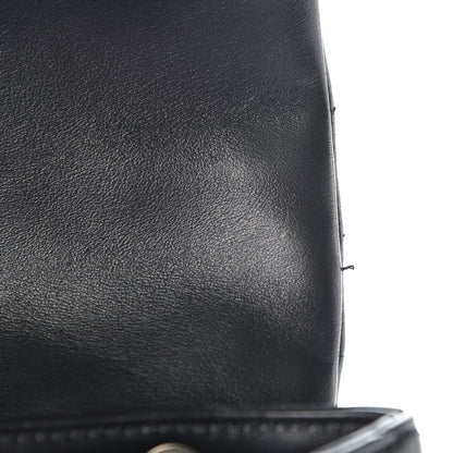 Saint Laurent Calfskin Y Quilted Monogram Small Loulou Backpack Black 10 of 12