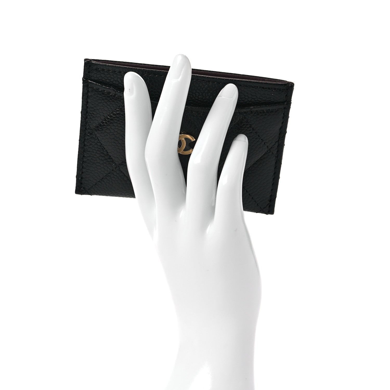 Chanel Caviar Quilted Card Holder Black 2 of 8