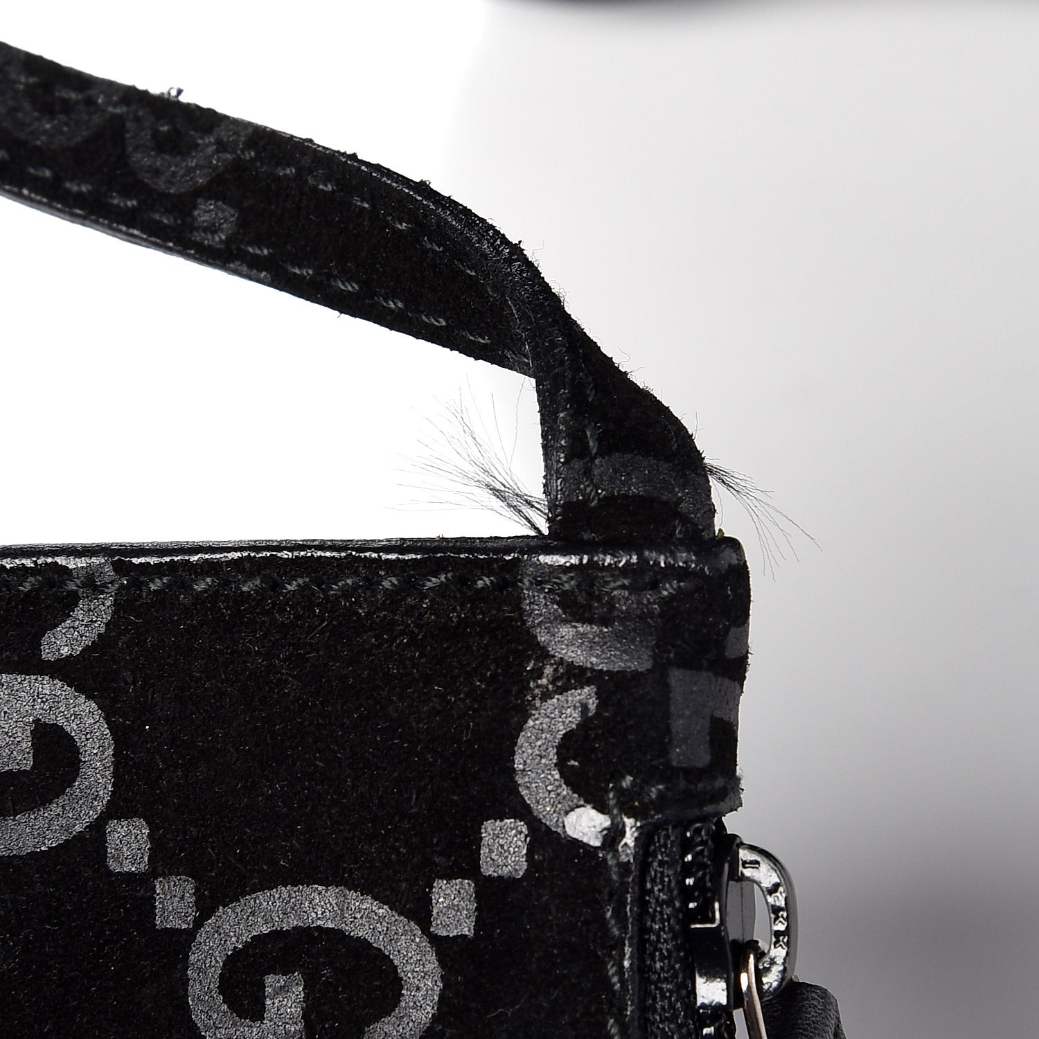 Gucci Suede Guccissima Hobo Black 10 of 11