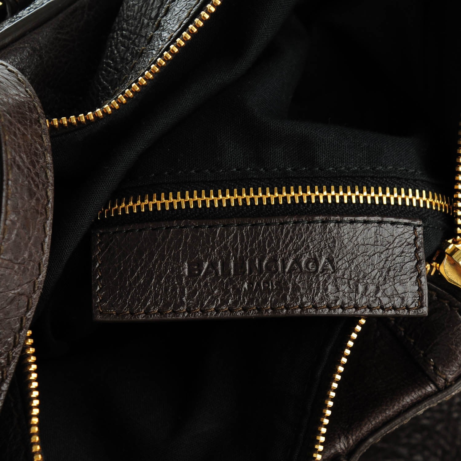 Balenciaga Agneau Giant 12 Gold Hardware Zip Traveler Backpack Charbon 6 of 7