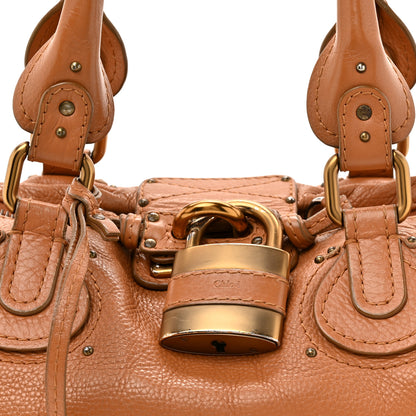 Chloe Calfskin Medium Paddington Satchel Tan 7 of 14