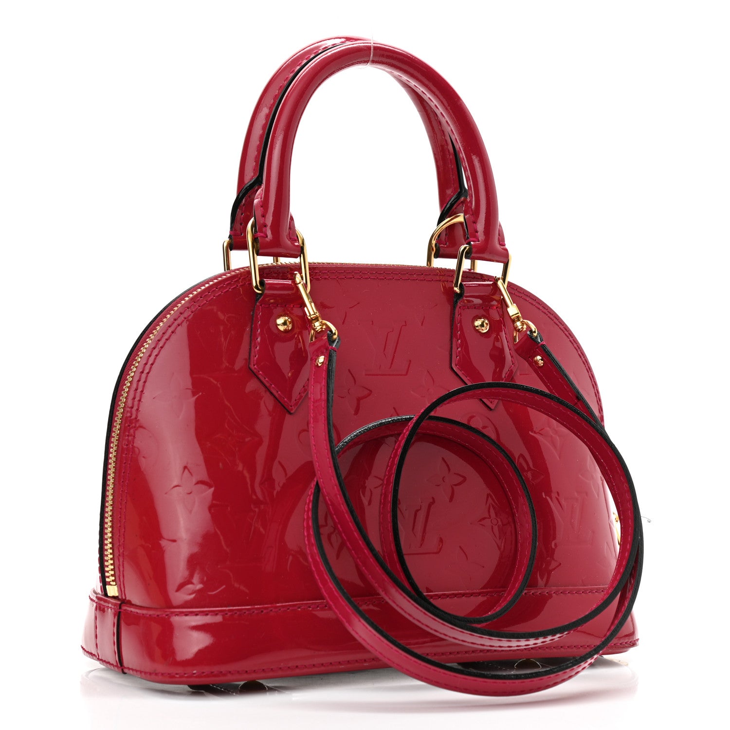 Louis Vuitton Vernis Alma BB Rose Indien 2 of 8
