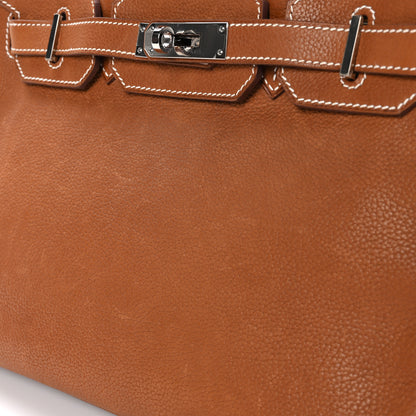 Hermes Natural Barenia Faubourg Birkin 30 Fauve 13 of 13