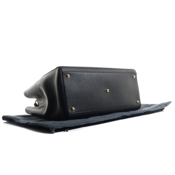 Fendi Vitello Elite Medium 2Jours Tote Black 4 of 12
