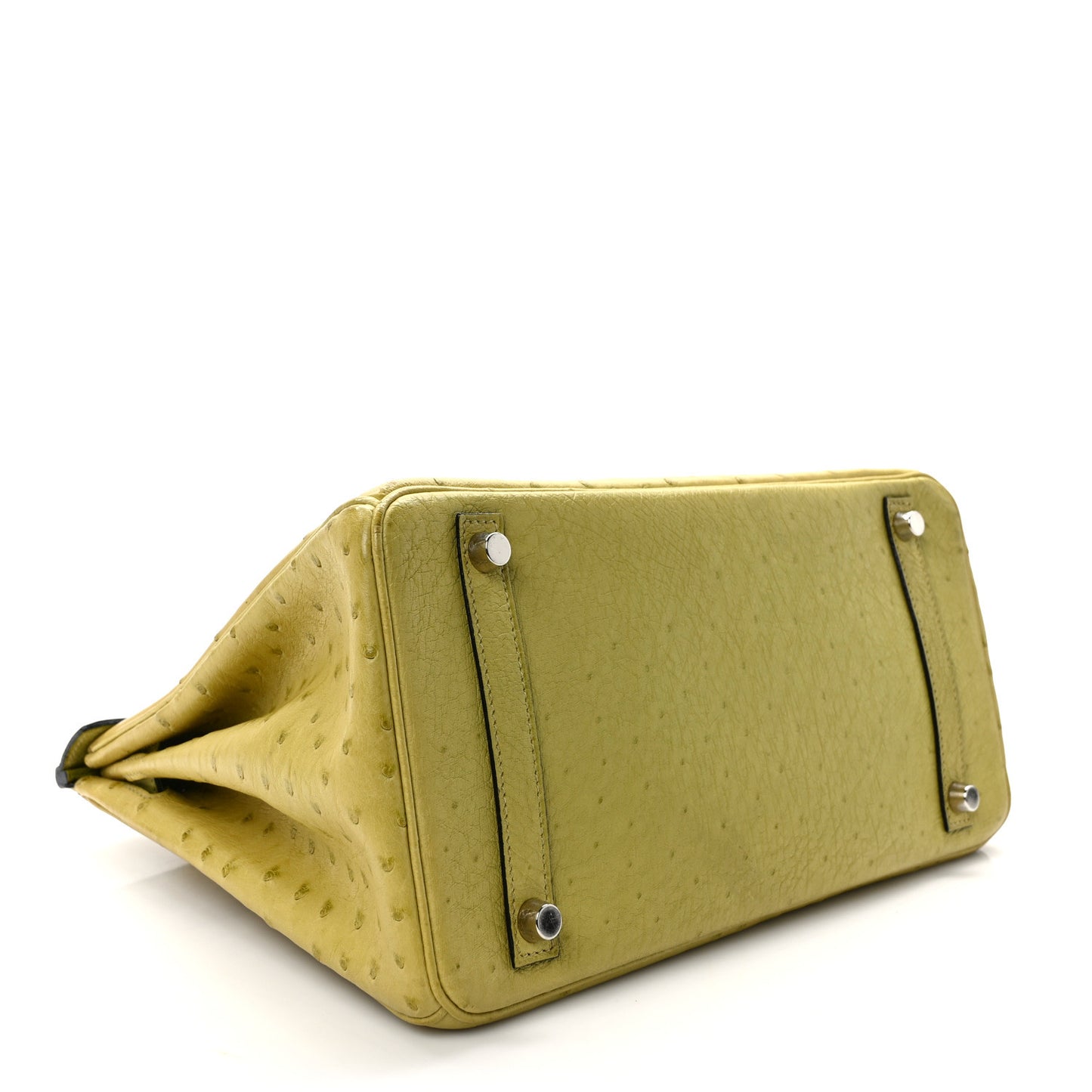 Ostrich Birkin 30 Vert Anis