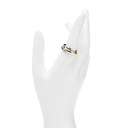 Cartier 18K Pink Yellow White Gold Classic Trinity Ring 58 8.25 2 of 6