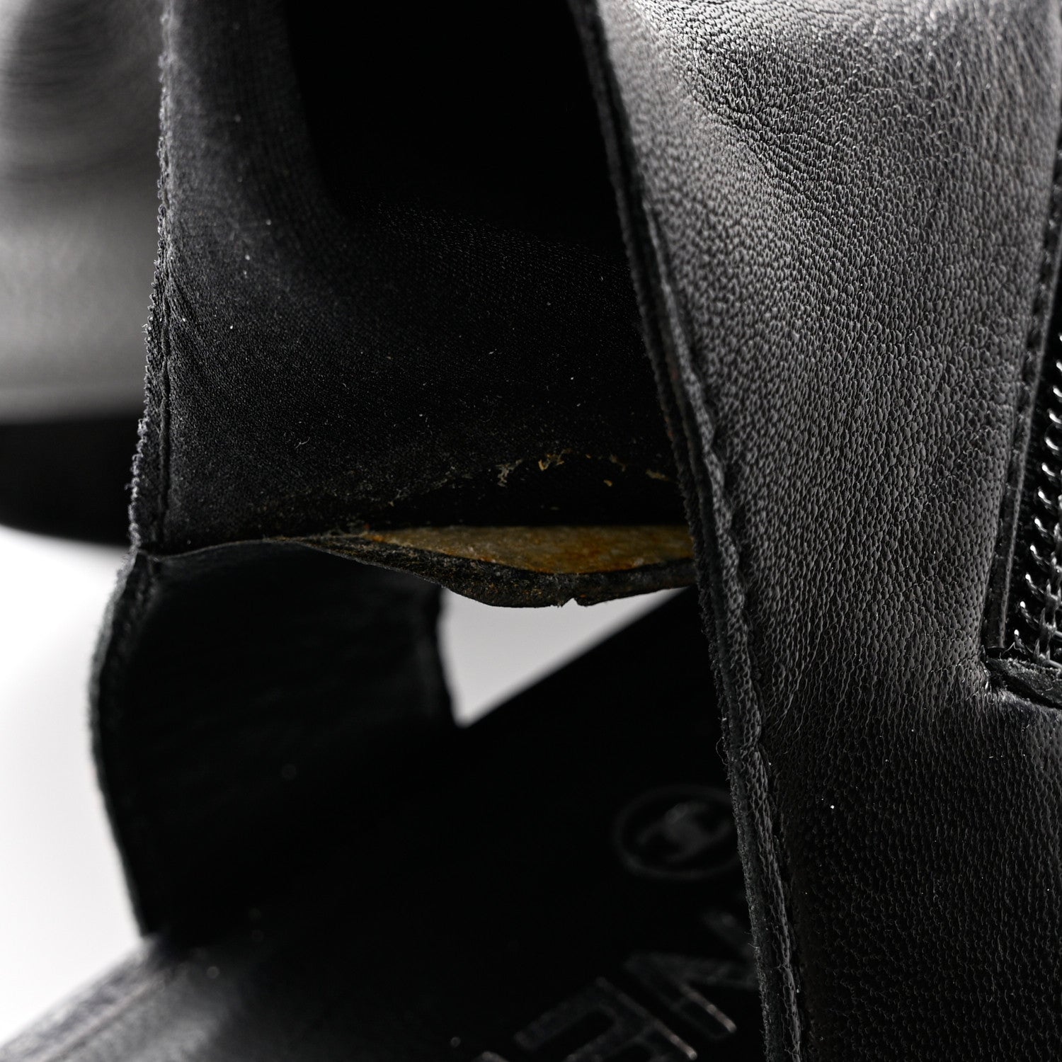 Chanel Calfskin CC Over The Knee Boots 40 Black 14 of 14