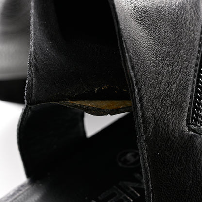 Chanel Calfskin CC Over The Knee Boots 40 Black 14 of 14