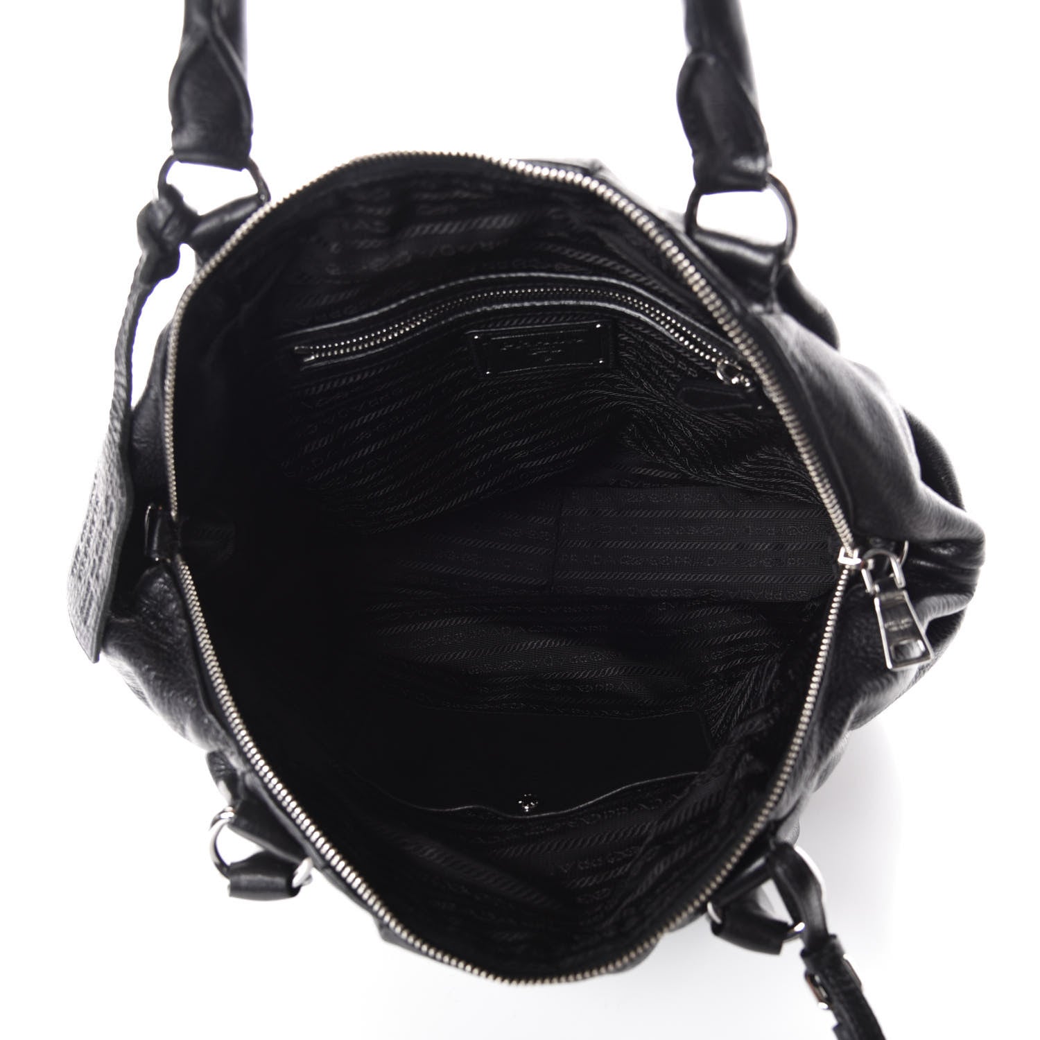 Prada Cervo Antik Bauletto Black 5 of 13