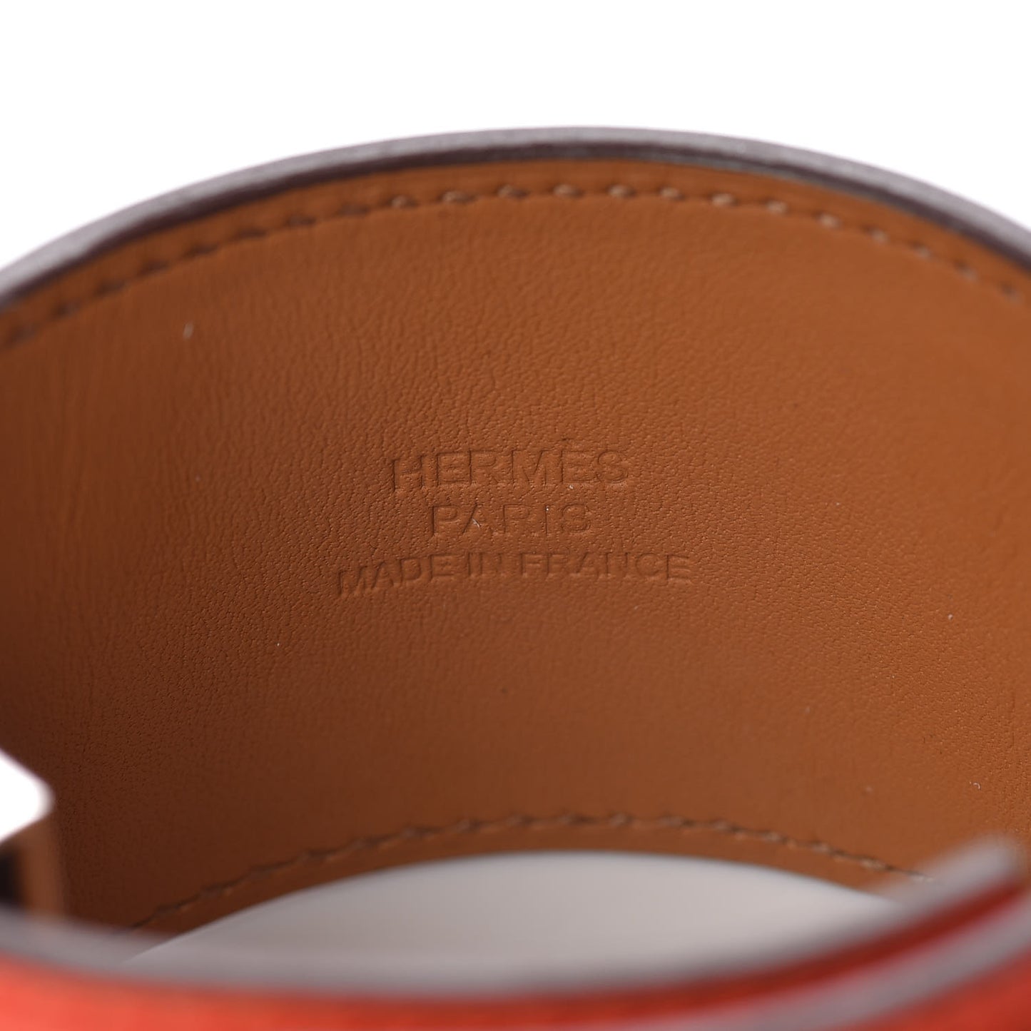 Epsom Collier de Chien CDC Bracelet S Orange Poppy
