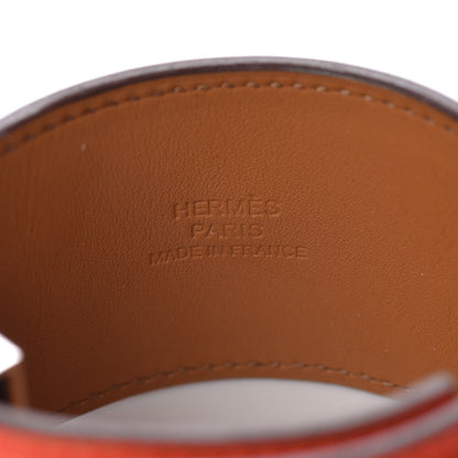 Hermes Epsom Collier de Chien CDC Bracelet S Orange Poppy 5 of 8