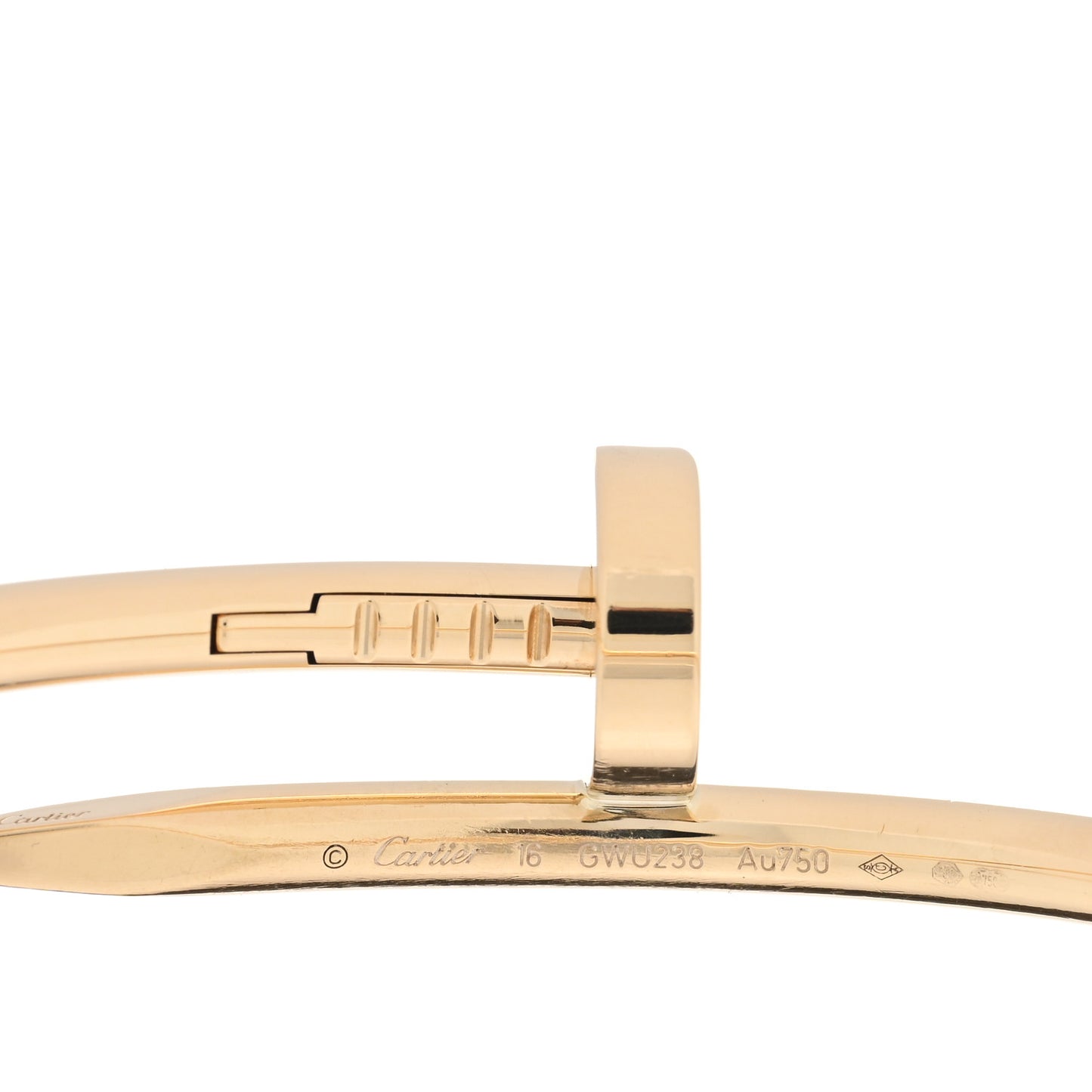 18K Yellow Gold Juste Un Clou Bracelet 16