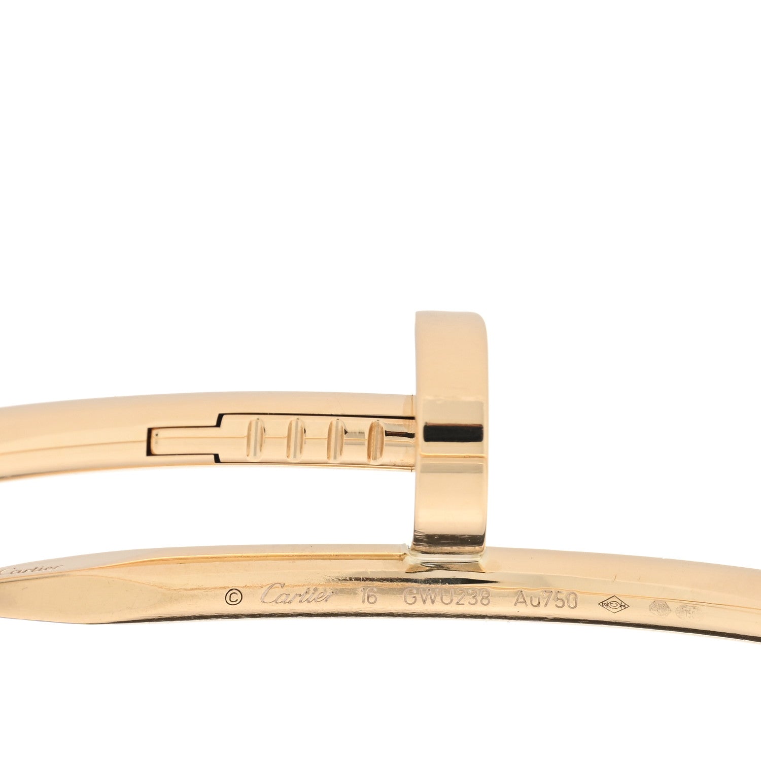 Cartier 18K Yellow Gold Juste Un Clou Bracelet 16 3 of 3