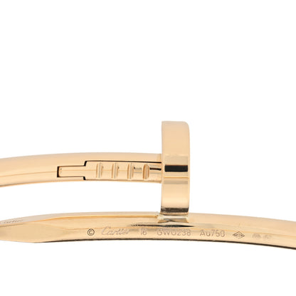 Cartier 18K Yellow Gold Juste Un Clou Bracelet 16 3 of 3
