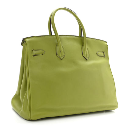 Hermes Swift Birkin 35 Vert Anis 3 of 22