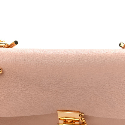 Chloe Grained Lambskin Drew Shoulder Bag Cement Pink 10 of 10