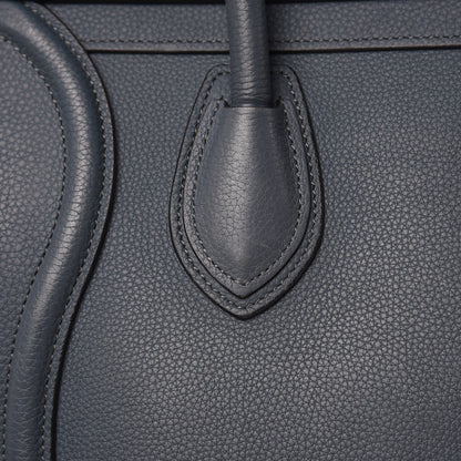Celine Drummed Calfskin Micro Luggage Orage 17 of 20