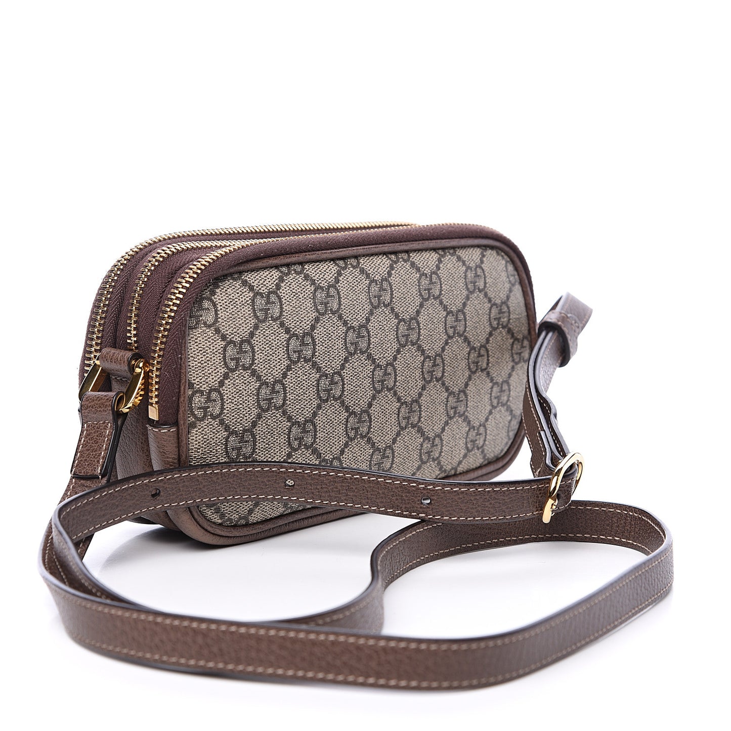 GG Supreme Monogram Web Mini Ophidia GG Bag Brown