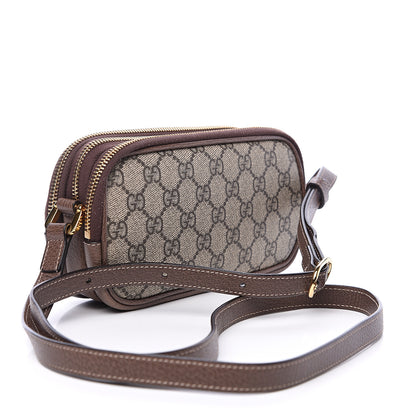 Gucci GG Supreme Monogram Web Mini Ophidia GG Bag Brown 2 of 10