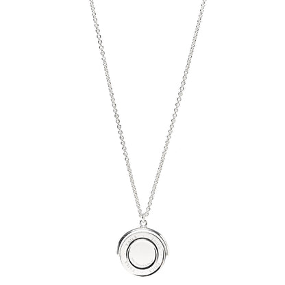 Tiffany Sterling Silver Heads Tails Coin Pendant Necklace 3 of 7