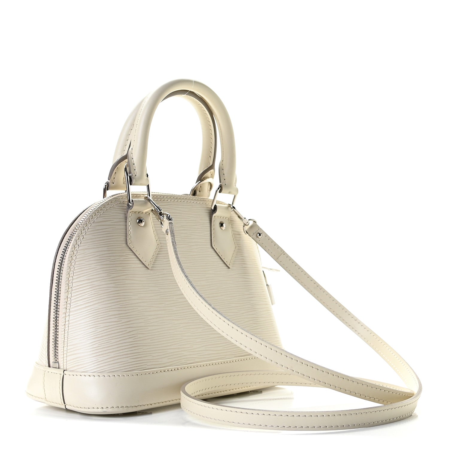 Louis Vuitton Epi Alma BB Ivory 9 of 10