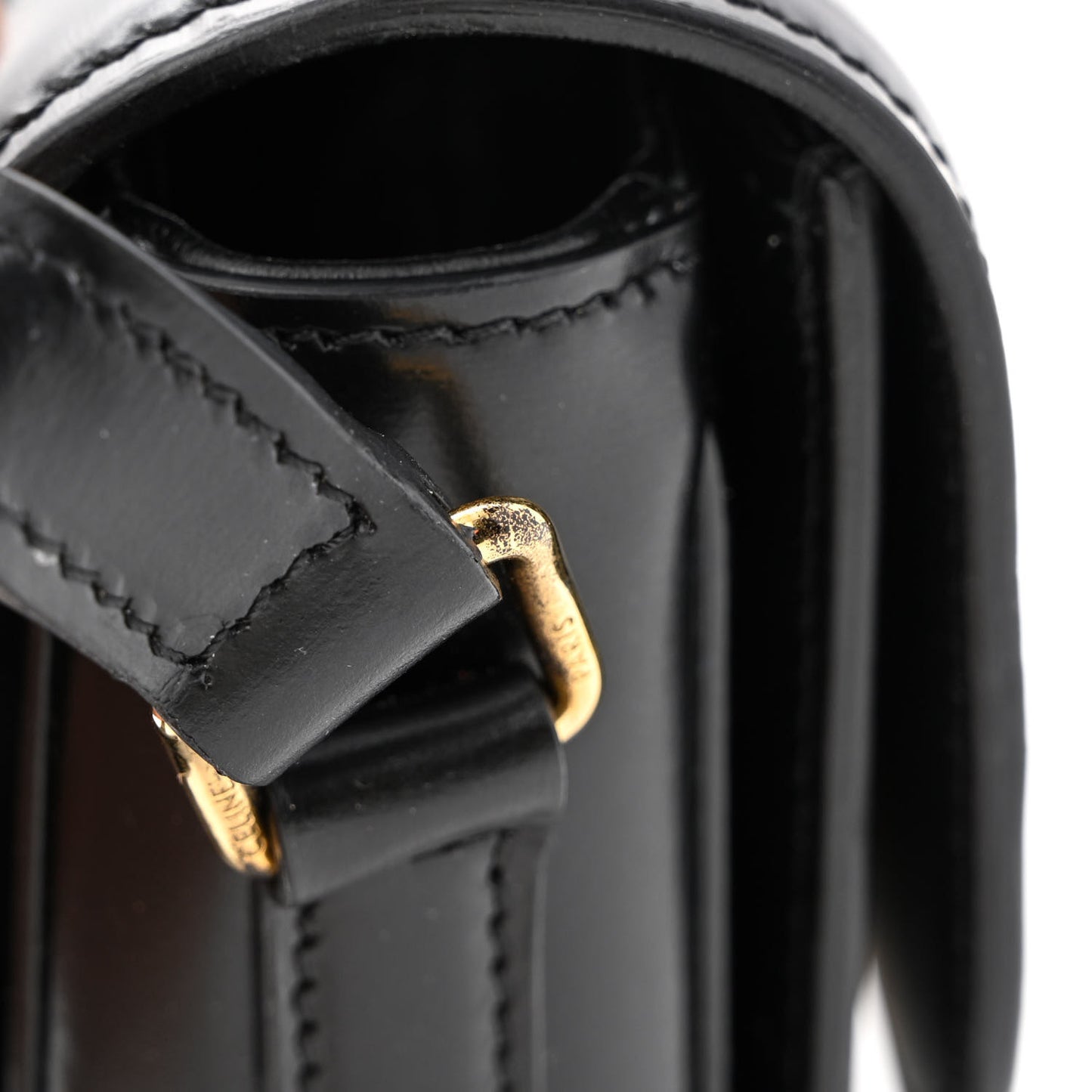 Shiny Calfskin Teen Triomphe Black