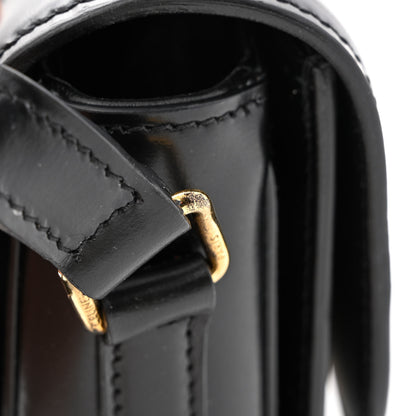 Celine Shiny Calfskin Teen Triomphe Black 15 of 15
