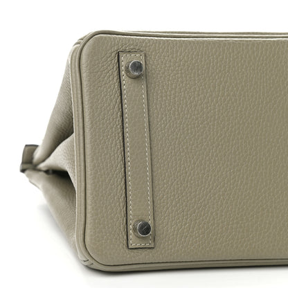 Hermes Taurillon Clemence Birkin 30 Sauge 9 of 10