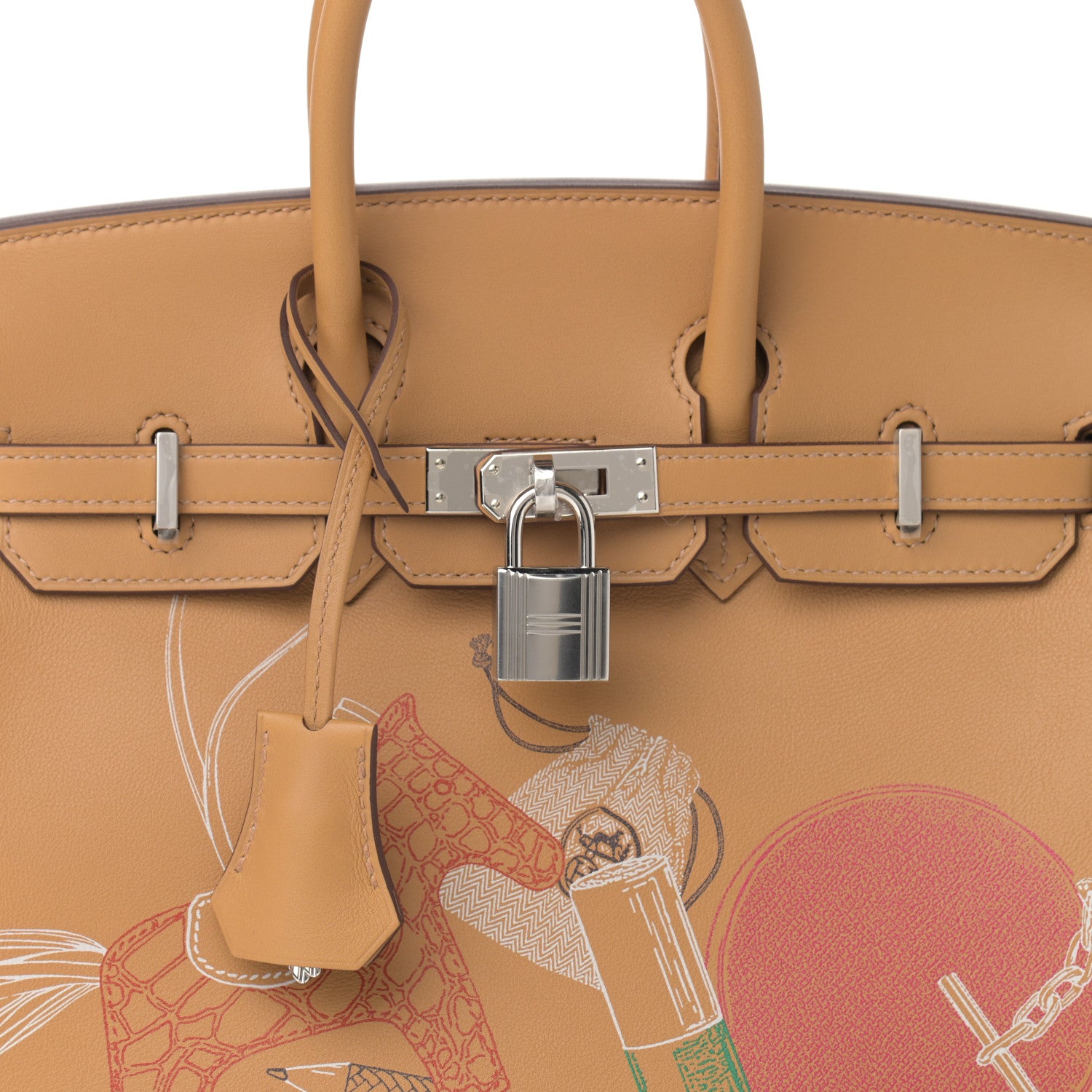 Hermes Swift In & Out Birkin 25 Biscuit 9 of 12