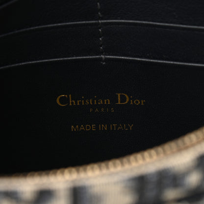 Christian Dior Oblique Saddle Chain Pouch Blue 6 of 11