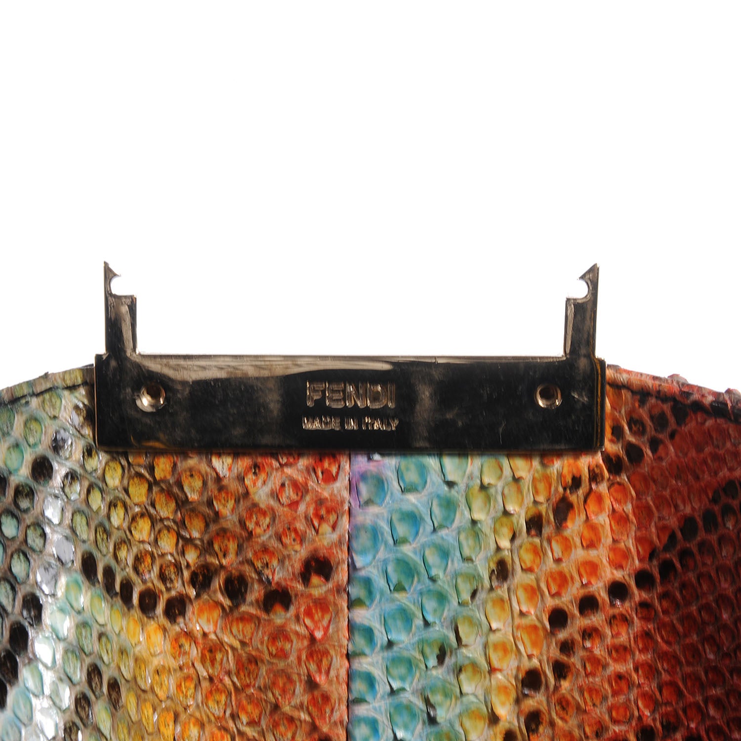 Fendi Python Maxi Baguette Bag Multicolor 7 of 11