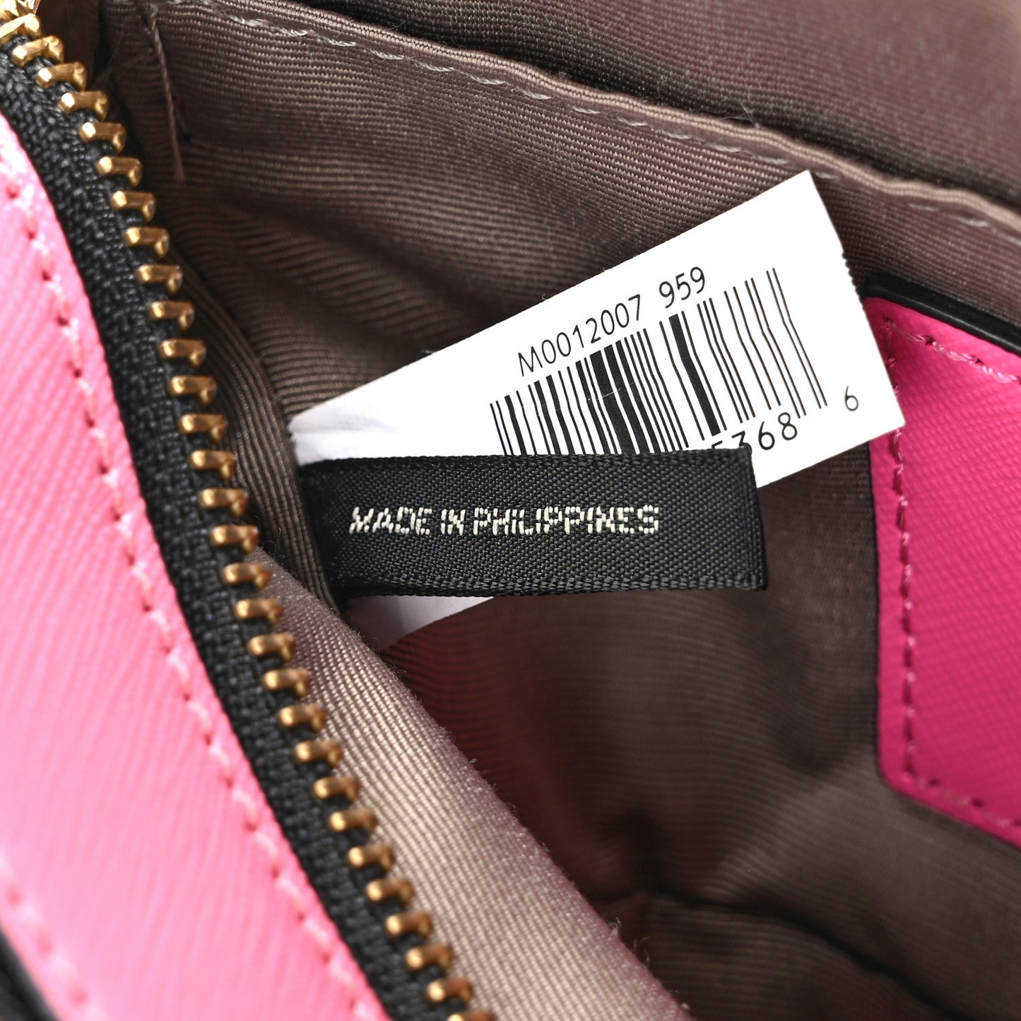 Saffiano Small Snapshot Camera Bag Pink