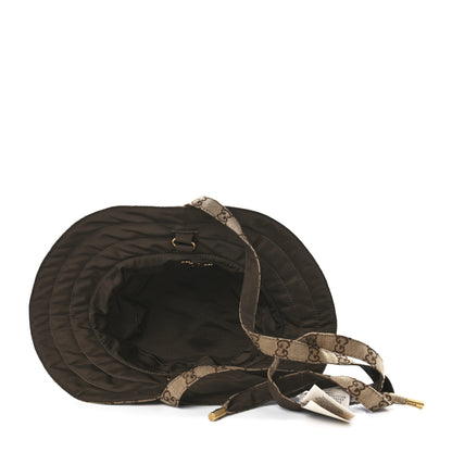 Gucci Canvas Monogram Reversible Bucket Hat Brown 6 of 14