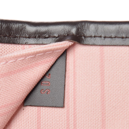 Louis Vuitton Damier Ebene Neo Neverfull MM Rose Ballerine 8 of 14