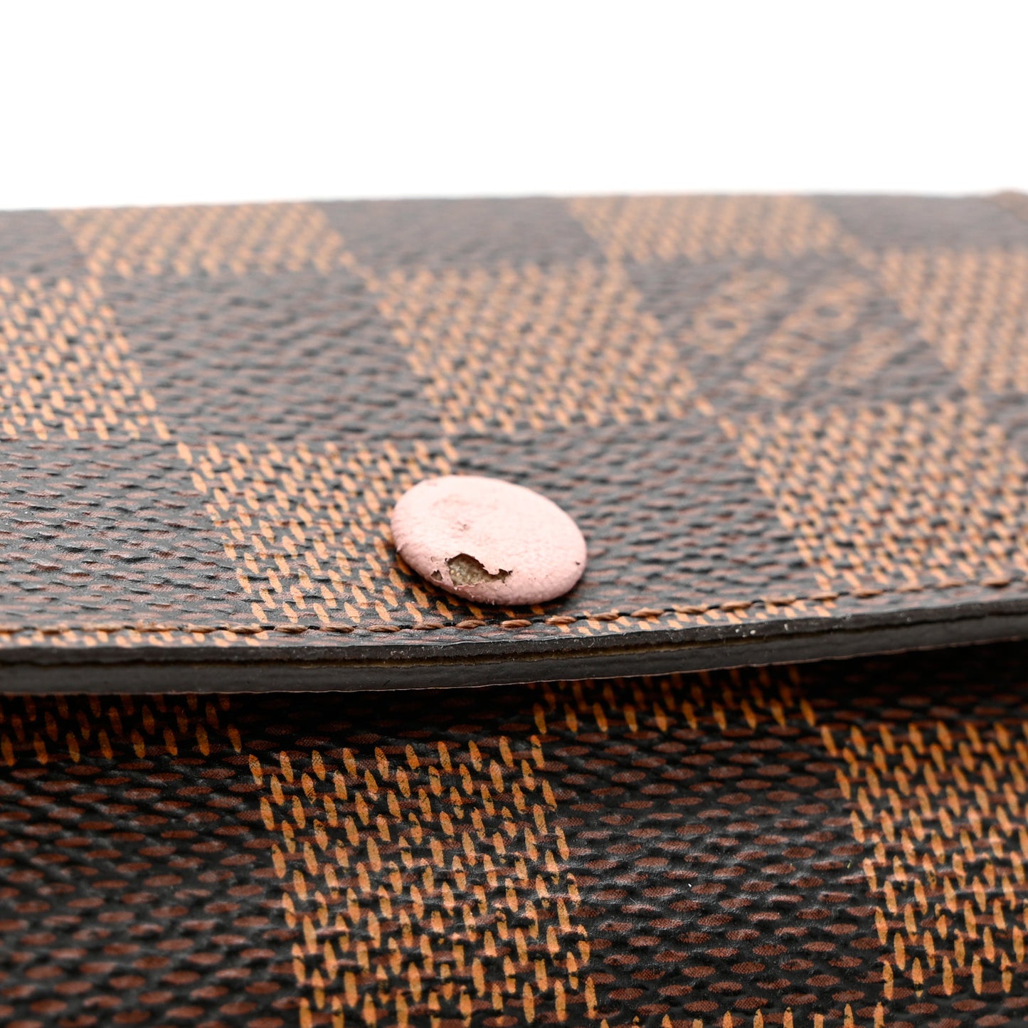 Damier Ebene Multicles 6 Key Holder Rose Ballerine