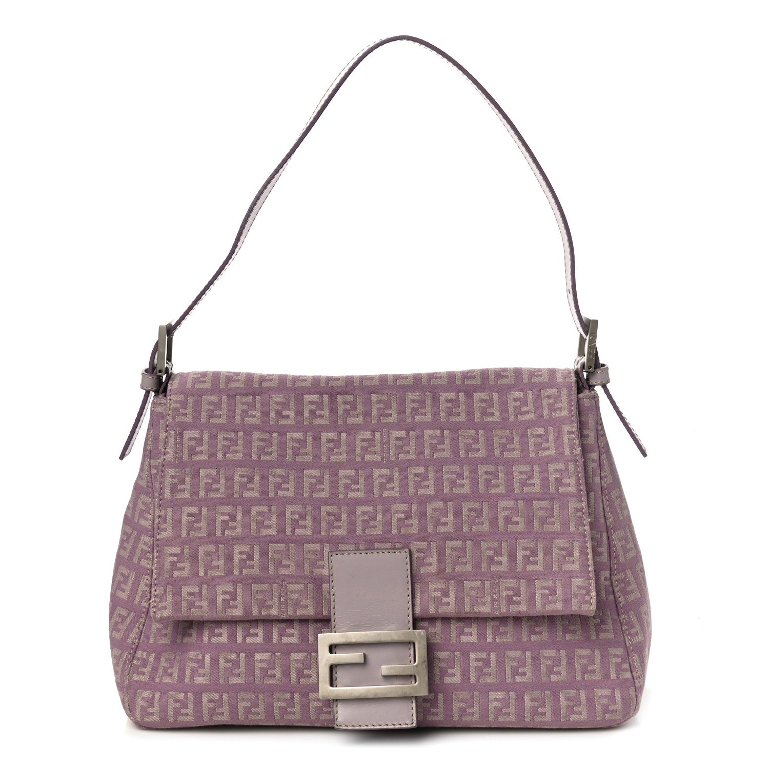 Fendi Zucchino Mama Baguette Lilla 1 of 10