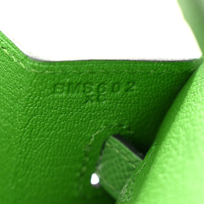 Hermes Epsom Birkin Sellier 25 Vert Yucca 7 of 11