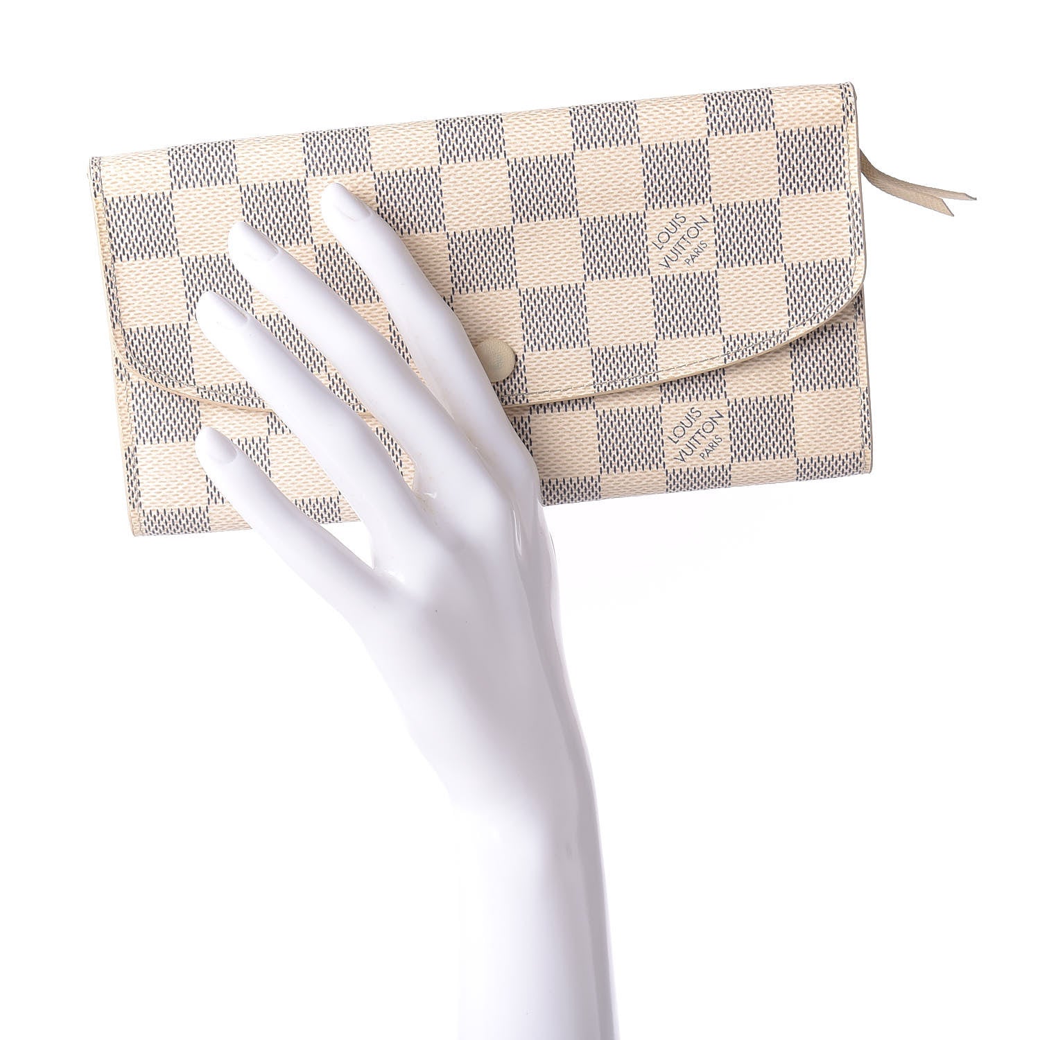 Louis Vuitton Damier Azur Emilie Wallet 2 of 7
