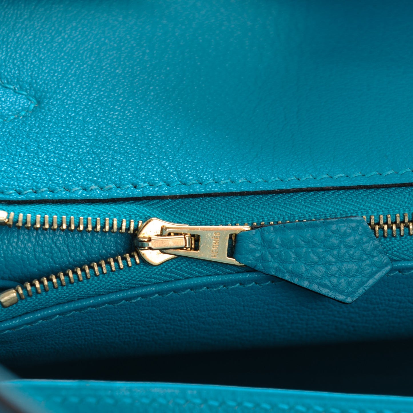 Togo Birkin 35 Turquoise